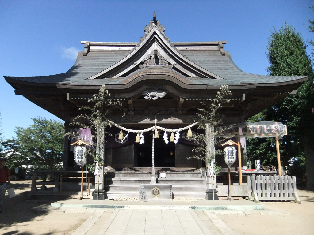 匝瑳市八日市場に鎮座する八重垣神社の社殿