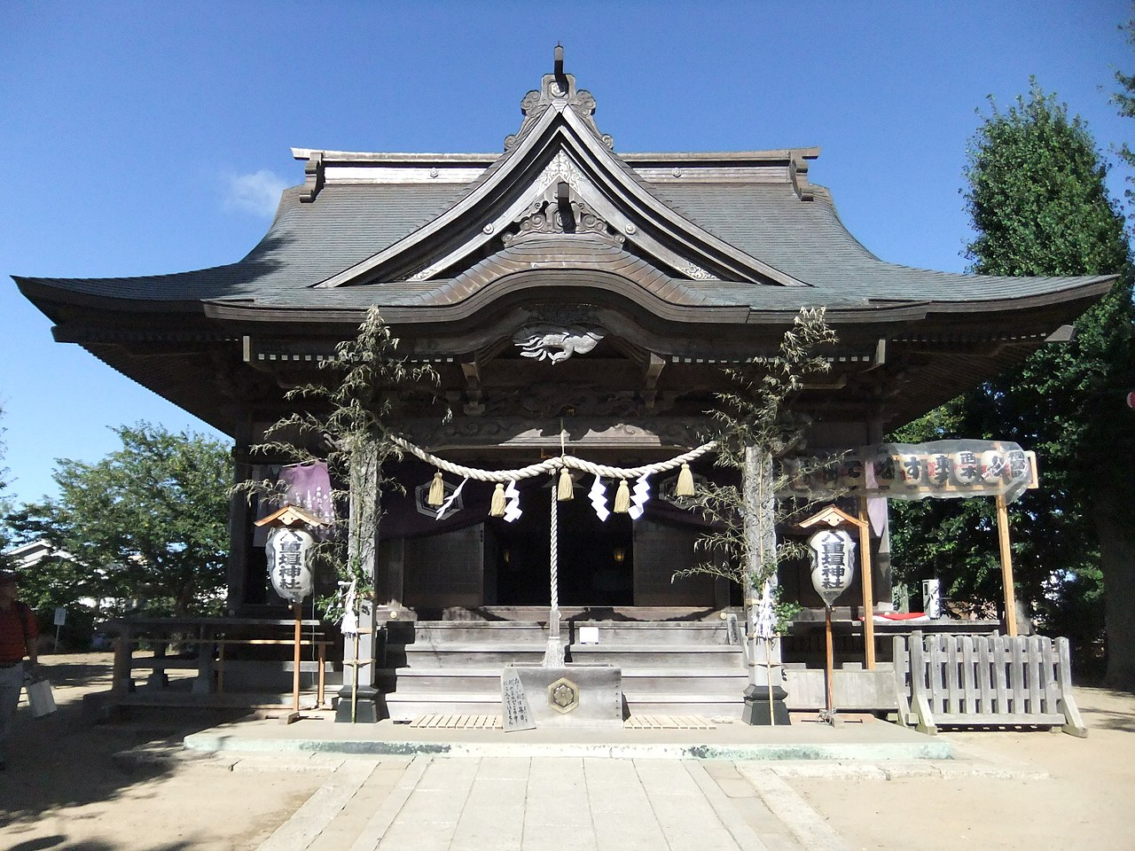 匝瑳市八日市場に鎮座する八重垣神社の社殿