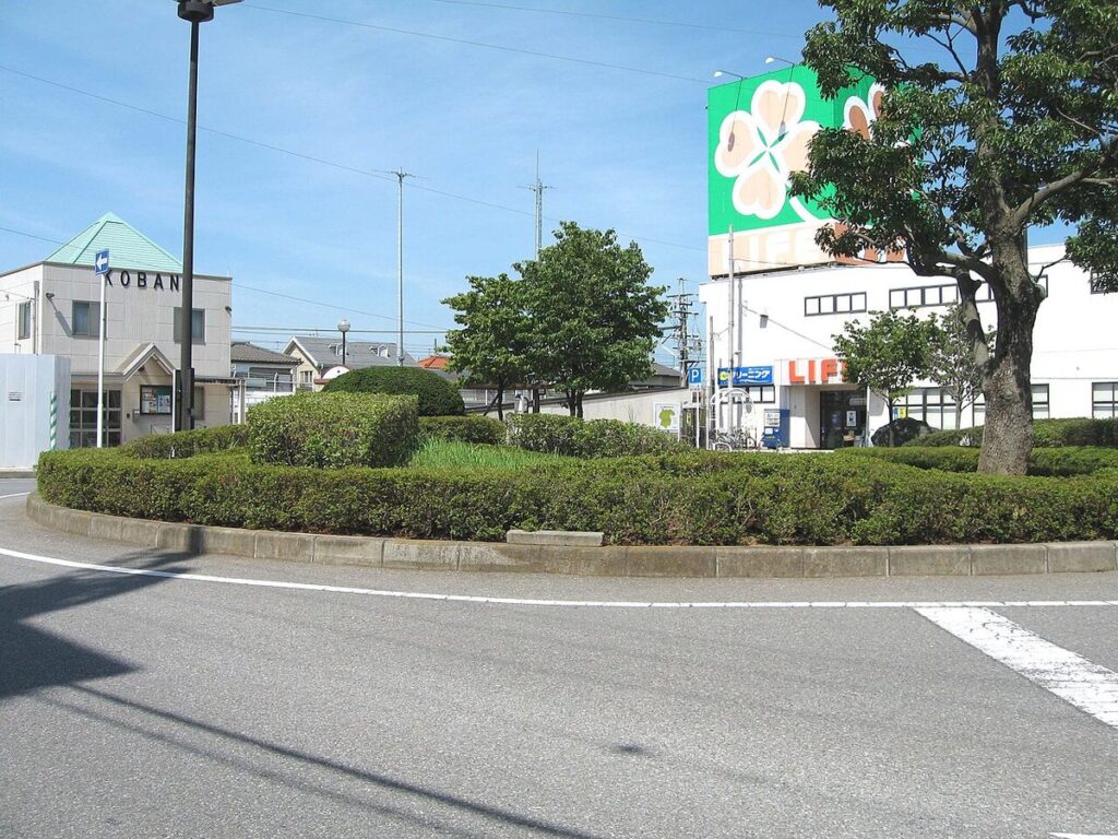 印西市文化ホールの最寄りとなるJR木下駅の南口ロータリー