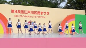 2025年の江戸川区民まつりのステージ