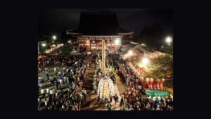 池上本門寺お会式の万灯練供養