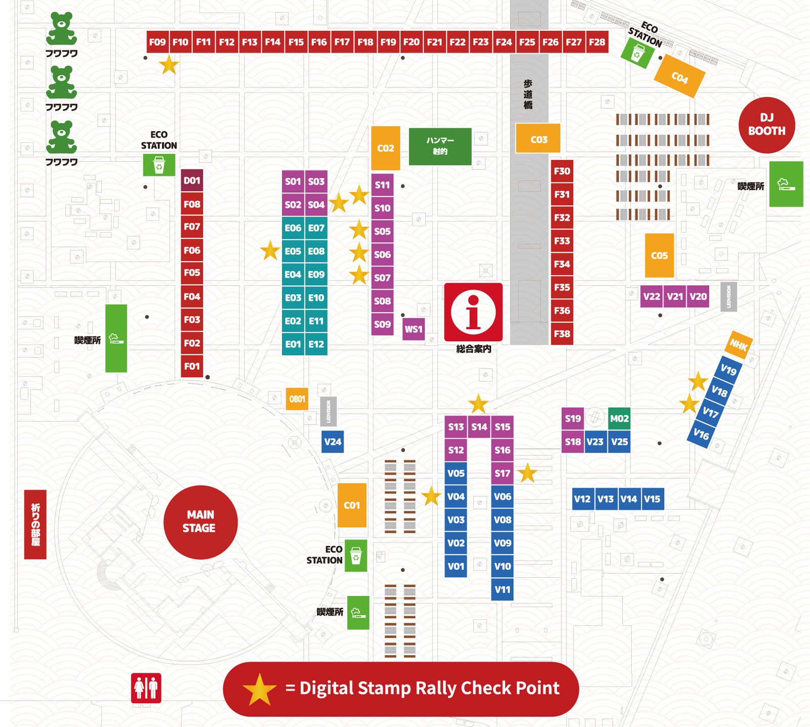 INDONESIA JAPAN FRIENDSHIP FESTIVAL 2025の会場マップ