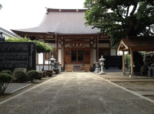 市川市北方町にある日蓮宗妙正寺の本堂
