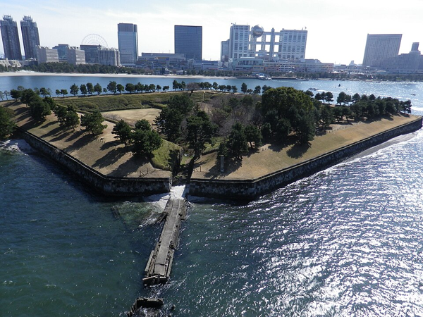 台場公園（第三台場）とお台場海浜公園
