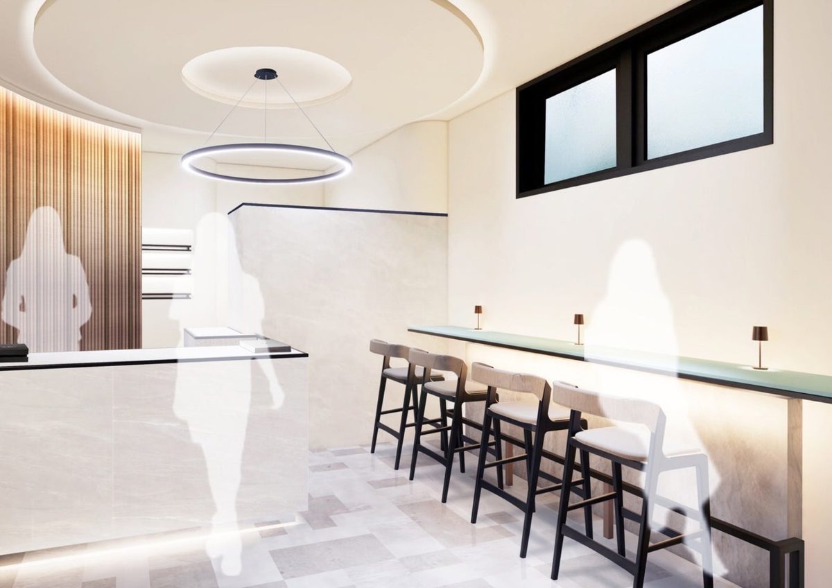 銀座店のイートインスペースのイメージ